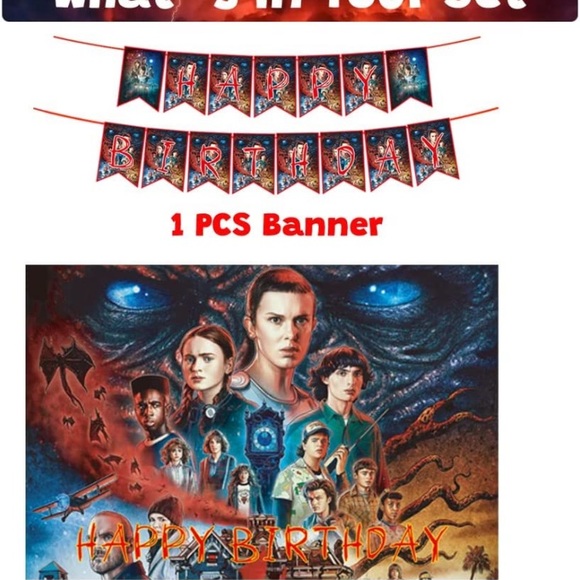 Stranger Things birthday party in a bag. - Picture 5 of 14